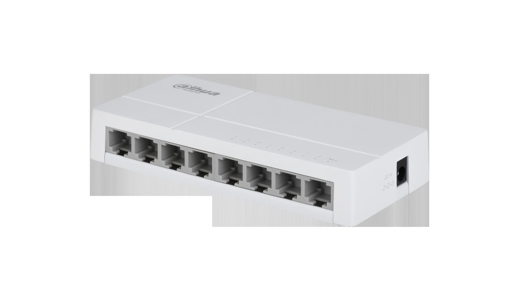 Switch réseau non administrable 8 ports RJ45 Fast Ethernet 10/100 Mbit/s — Dahua DH-SF1008L