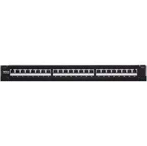AVALON Cat.6A 24 Port Shielded Patch Panel 1U 19'' loaded