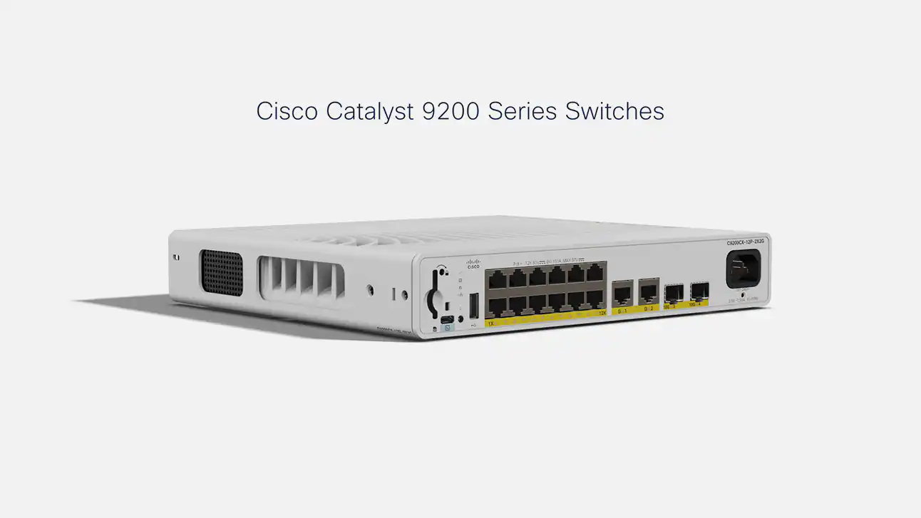 Cisco Catalyst 9200 - 16 ports PoE+ Switch