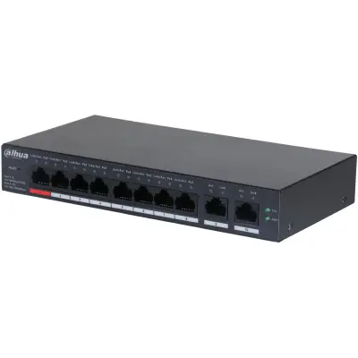 Dahua 10-Port Cloud Managed Desktop Switch with 8-Port PoE