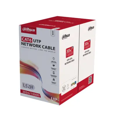 Dahua EPM922L-6UN-C UTP CAT6 Cable 305m Customized PVC