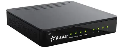 IPBX Professionnel 20 Utilisateurs avec 2 Ports FXO – Yeastar S20