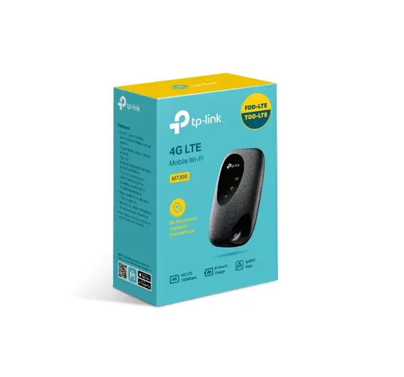 [TPL-M7200] Routeur mobile 4G LTE Cat 4, Wi-Fi N300 et batterie 2 000 mAh – TP-Link M7200