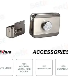 [ADR-ACCESS-9013] Serrure Électrique Silencieuse Bidirectionnelle 12 V – Dahua DHI-ASF601A