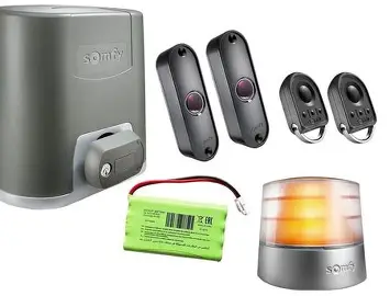Somfy Elixo 500 3S RTS - motorisation portail coulissant 600W IP24