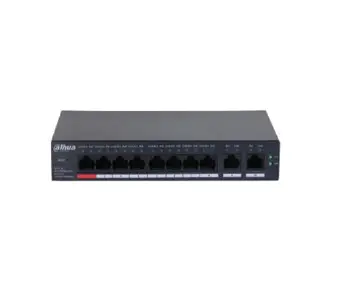 Switch Cloud Managed Desktop 10 ports dont 8 PoE Dahua (alias CS4010)
