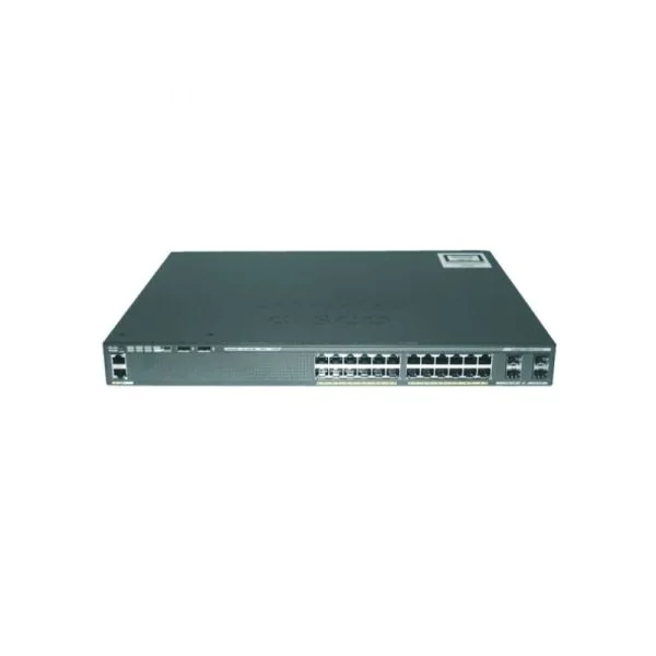 Switch administrable 24 ports Gigabit PoE+ 370 W 4 SFP empilable — Cisco WS-C2960X-24PS-L