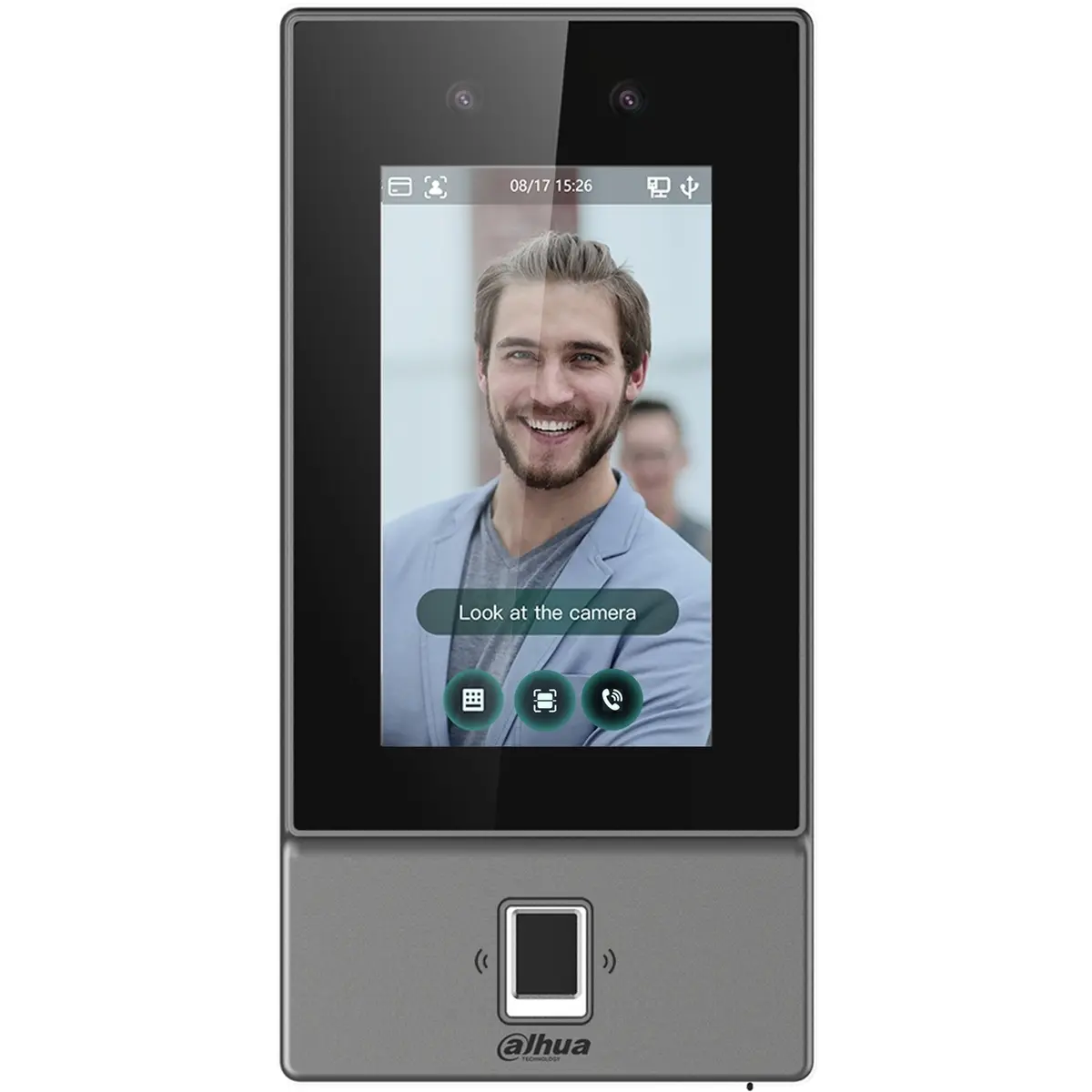 [ADR-ACCESS-0036] Terminal de Contrôle d’Accès Biométrique Facial et Empreinte IP65 – Dahua DHI-ASI6214S