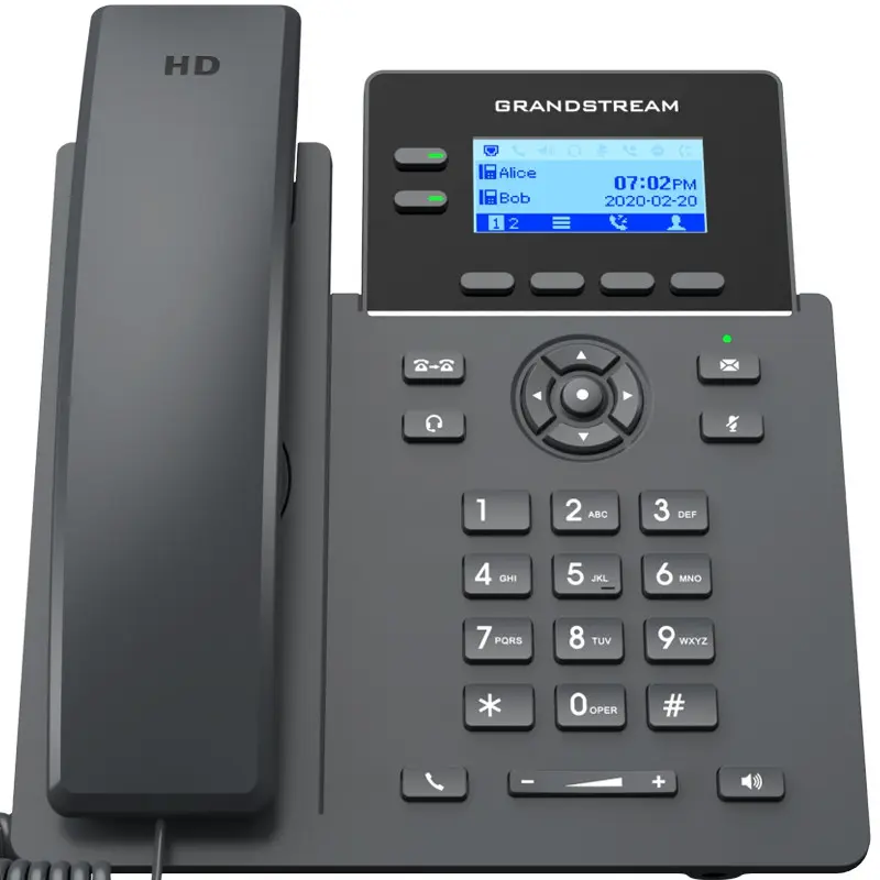 Téléphone IP SIP Fast Ethernet, Wi-Fi 6 et 4 comptes – Grandstream GRP2602W
