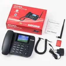 [DASH-20260919-0235] Téléphone fixe cellulaire GSM double SIM, écran couleur et batterie – DLNA ZT9100